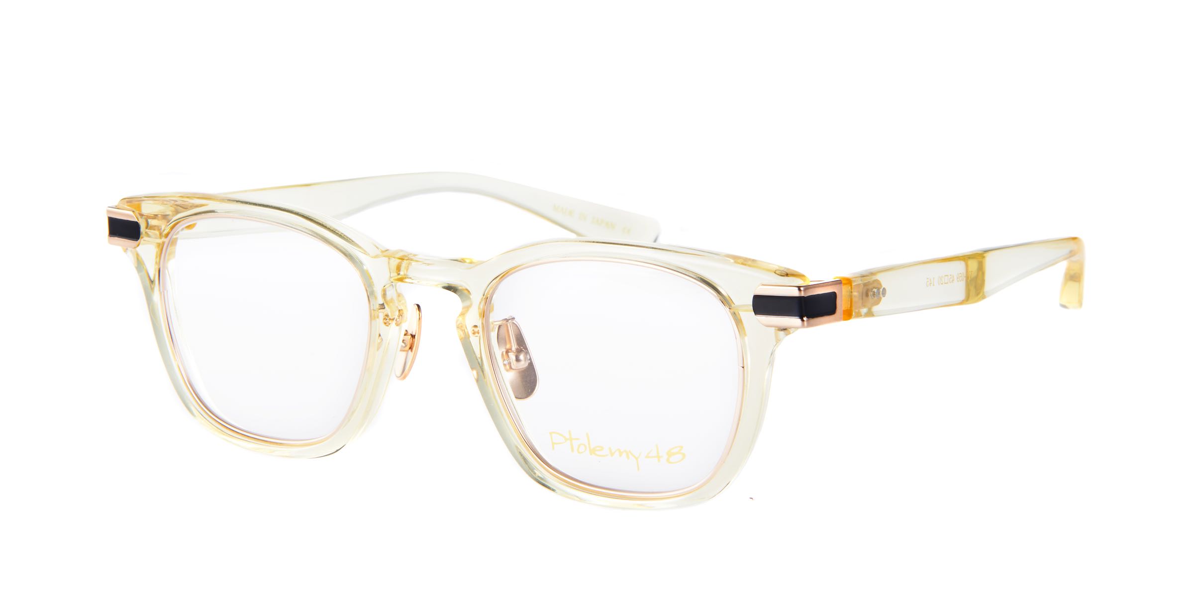 Vintage Celluloid VC-059 Clear Yellow (VC-059-CYE) - Ptolemy48 の