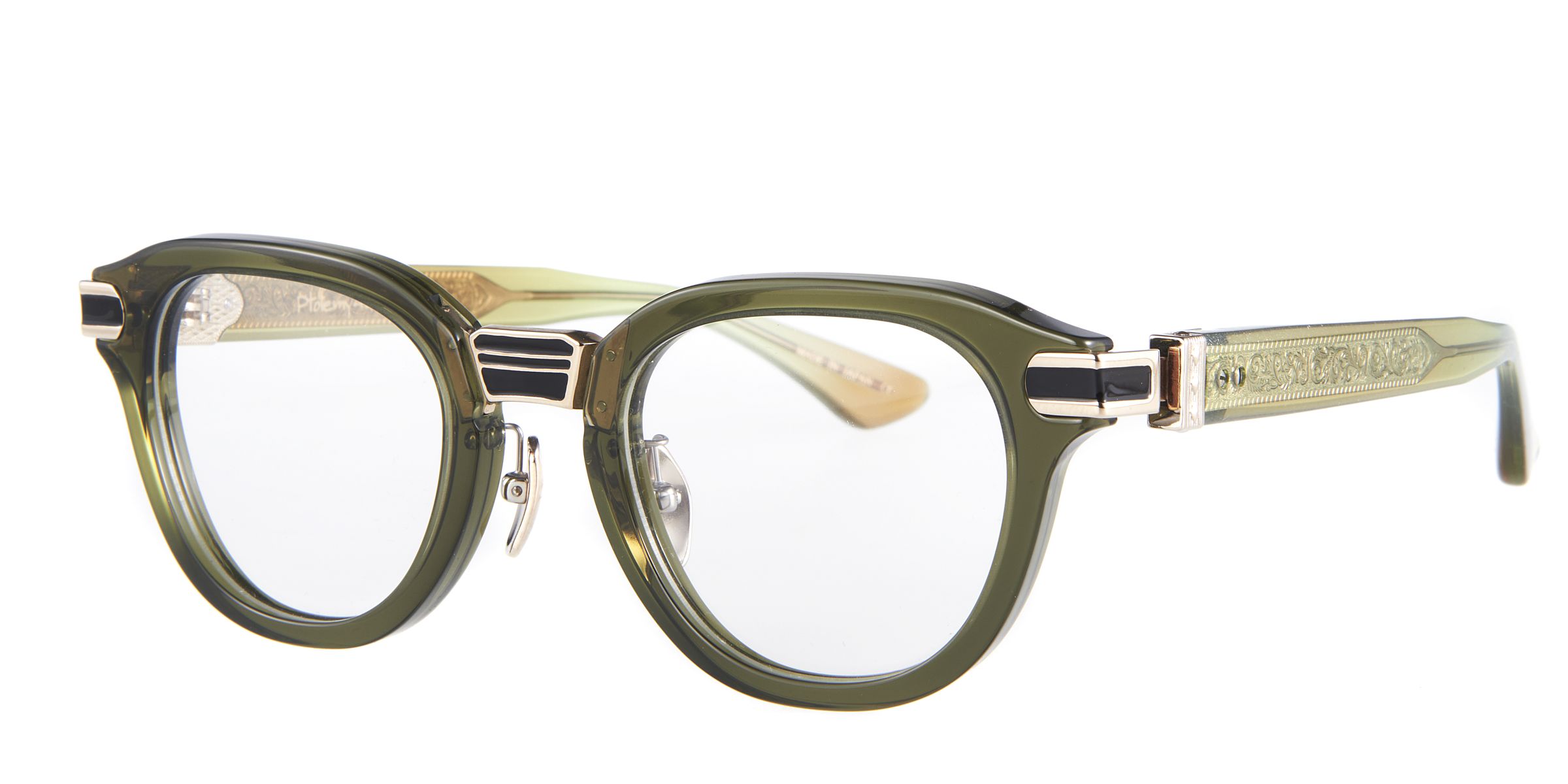 未使用品 Ptolemy48トレミー48 眼鏡APOLLON APOLLON AP-047 Knightの称号 18K Limited / EYEWEAR :: Ptolemy48