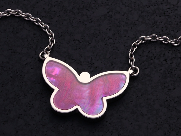 Butterfly / Pearl Pink.(PK) / S-032-PK
